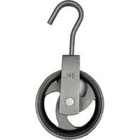 Carrucola per pozzo in ghisa diametro 140 mm capacità di carico 150 kg